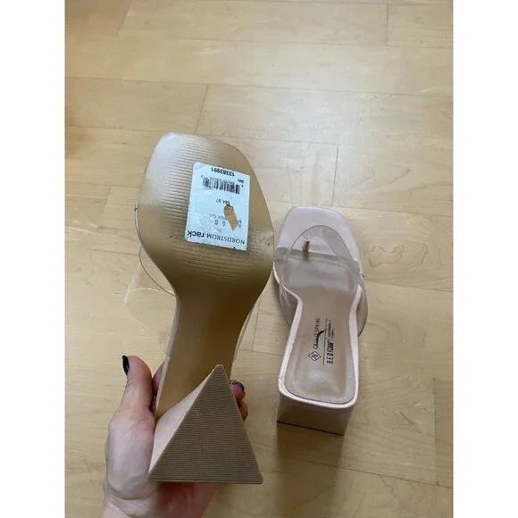 Call it Spring "Sorayaa" Thong Sandals BNWOT heels women NEW - Picture 6 of 9